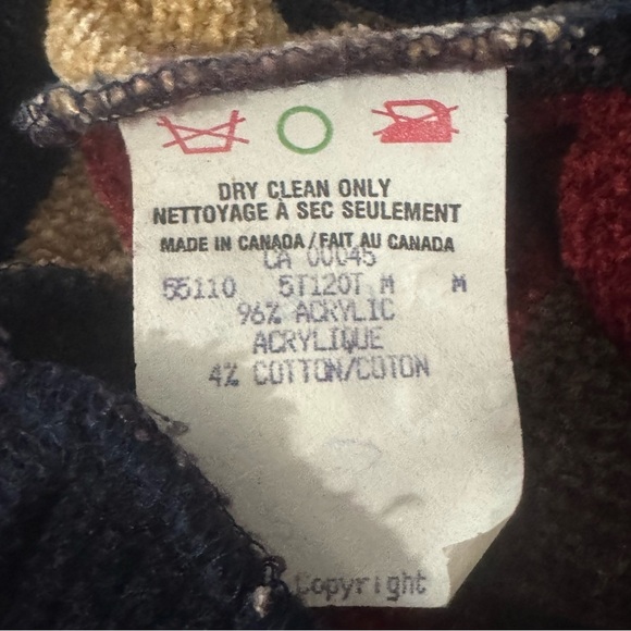Vintage Norm Thompson Abstract Knitted Crewneck Coogi Style Sweater Size M - Picture 8 of 8
